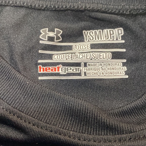 Under Armour Heat Gear Boy’s Youth Small Loose T-Shirt - Picture 3 of 5